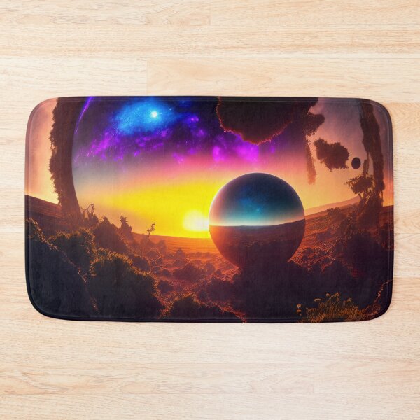 Item preview, Exoplanet Kepler-90N sureal, fictional, colorful. designed and sold by ArtCreator2023.