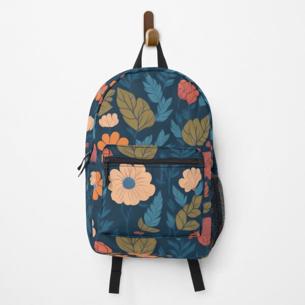 Item preview, flowers patten orange red blue designed and sold by jkrphoto.