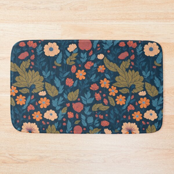 Item preview,  flowers patten orange red blue designed and sold by jkrphoto.