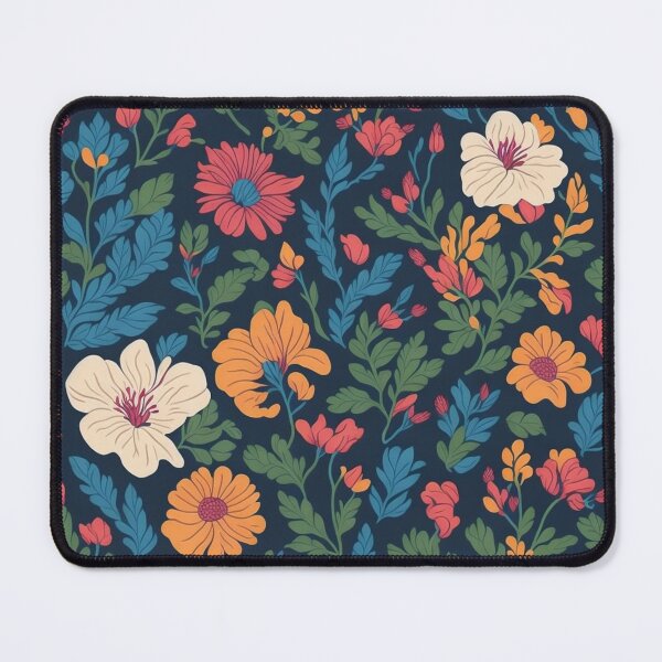 Item preview, flowers patten orange red blue designed and sold by jkrphoto.