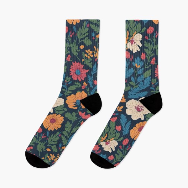 Item preview, flowers patten orange red blue designed and sold by jkrphoto.
