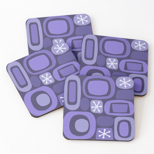 Artikelvorschau, Atomic Age Art Fieldstones Indigo entworfen und verkauft von thepixelgarden.