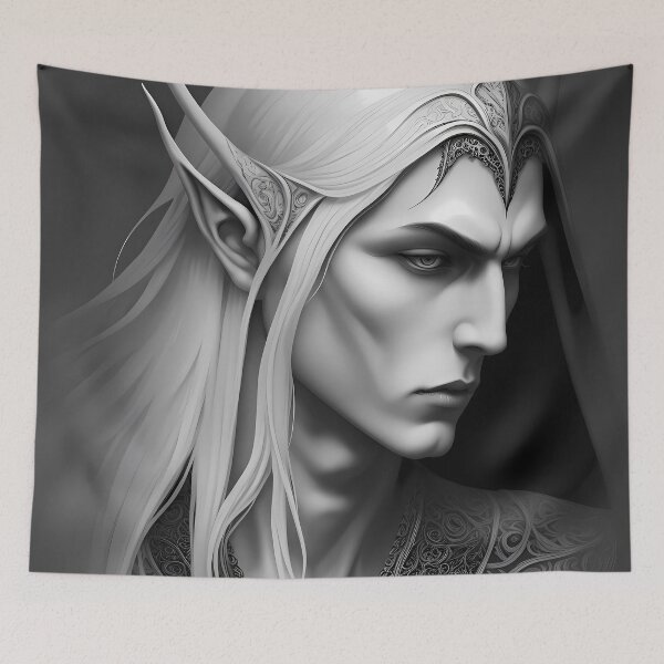 Item preview, Dark Fantasy Male Marbleborn Character 54 designed and sold by Inspire-Imagery.