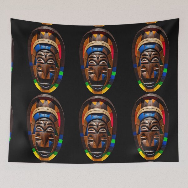 Item preview, african mask designed and sold by lafranc.
