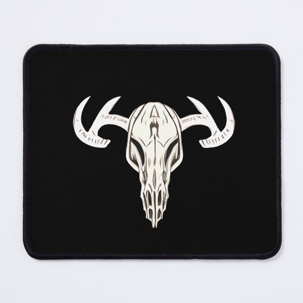Item preview, Horned skull logo designed and sold by notavabird.