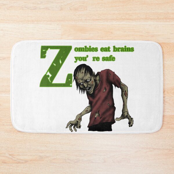 Item preview, Zombies eat brains, youre safe designed and sold by horvath019.