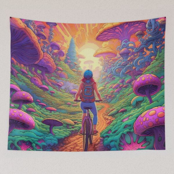 Item preview, Psychedelic Sunny Ride  designed and sold by Shroomworlds.