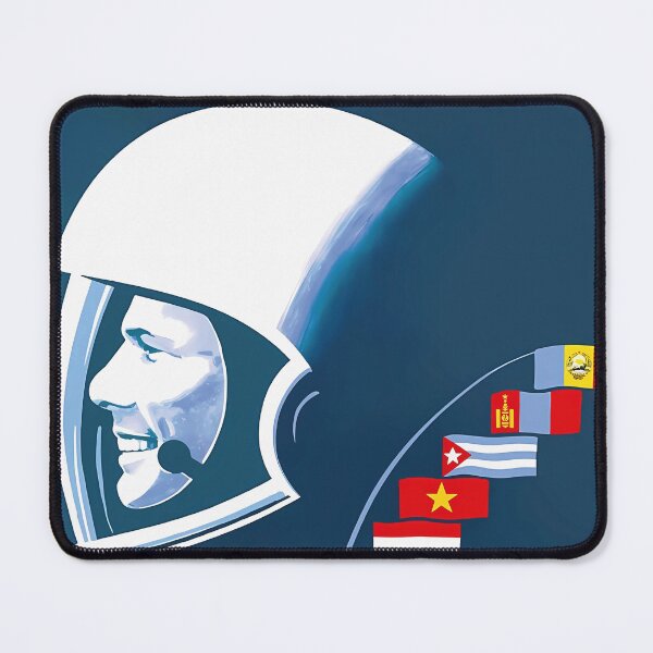 Item preview, Yuri Gagarin - Soviet Poster 1982 designed and sold by SovietPosters.