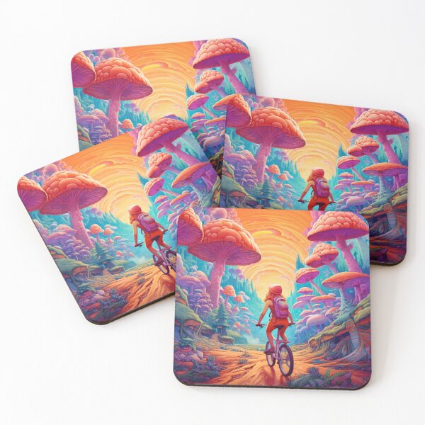 Item preview, Psychedelic Cheerful Ride  designed and sold by Shroomworlds.