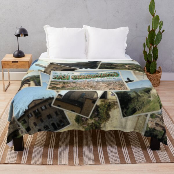 Item preview, Saludos desde San Gimignano Recuerdo retro de estilo vintage designed and sold by DeveloperProp0.