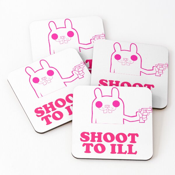 Item preview, Pink Rabbit Says- Shoot To ILL  designed and sold by Twistedpairs.