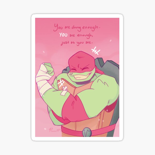 rise!raph positivity postcard Sticker