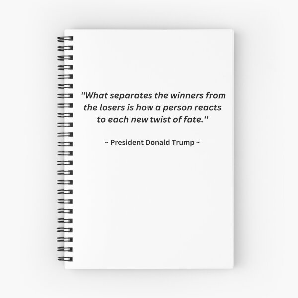 Item preview, Donald Trump Twist of Fate Quote designed and sold by PoliticalArtist.