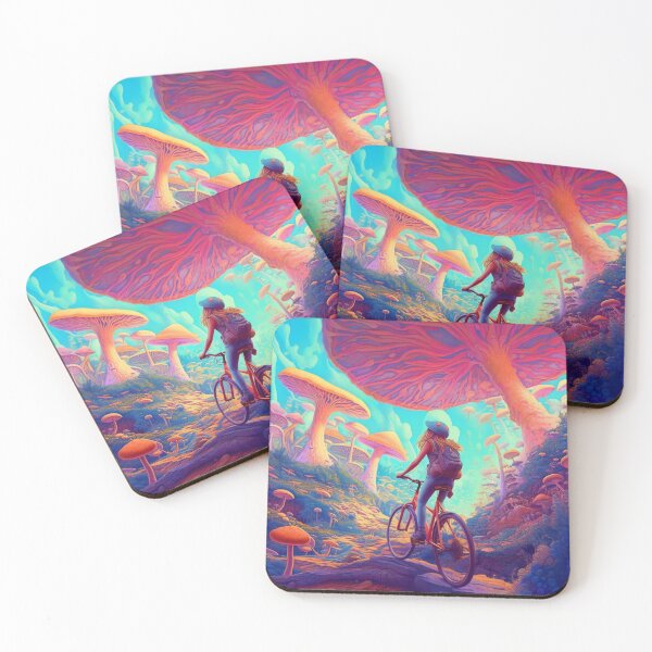 Item preview, Psychedelic Vibrant Ride  designed and sold by Shroomworlds.