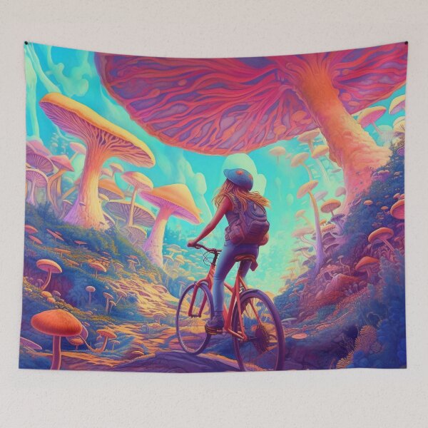 Item preview, Psychedelic Vibrant Ride  designed and sold by Shroomworlds.