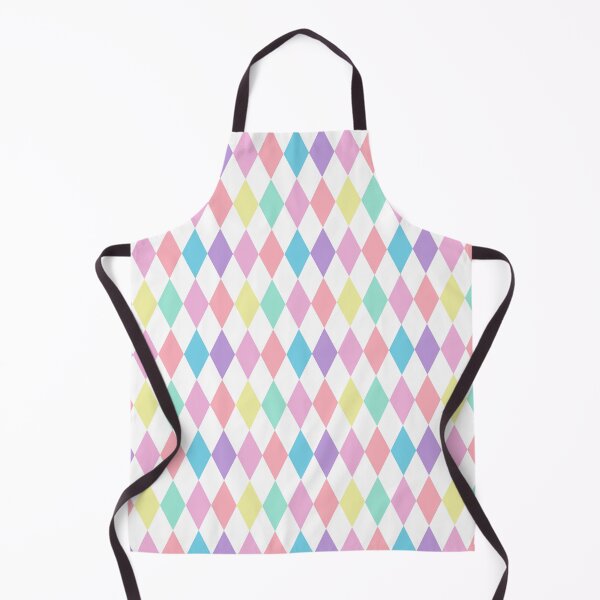Item preview, harlequin pastel rainbow diamond pattern || geometric shapes designed and sold by wordznart.
