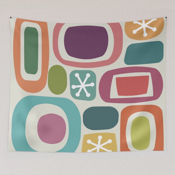 Artikelvorschau, Atomic Age Art Fieldstones Bunt entworfen und verkauft von thepixelgarden.