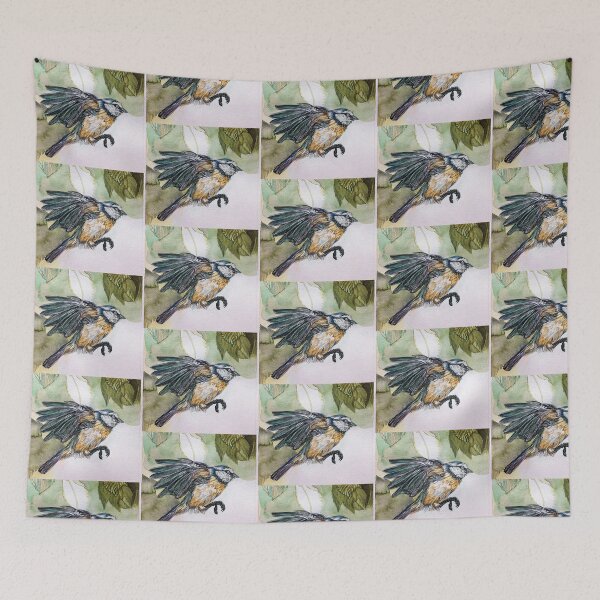 Item preview, Garden Bird In Flight. Blue Tit  designed and sold by Cefercom.