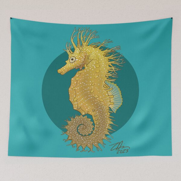 Item preview, Hippocampus Guttulatus designed and sold by Zia Frazier.