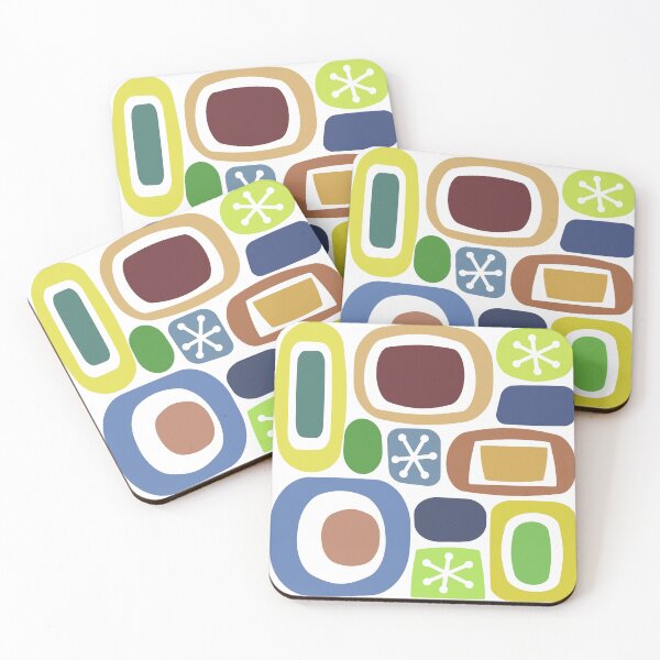 Artikelvorschau, Atomic Age Art Fieldstones Mehrfarbig entworfen und verkauft von thepixelgarden.