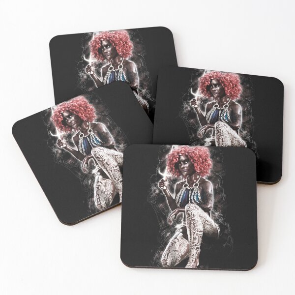 Item preview, Black redhead curly hair designed and sold by YStress.