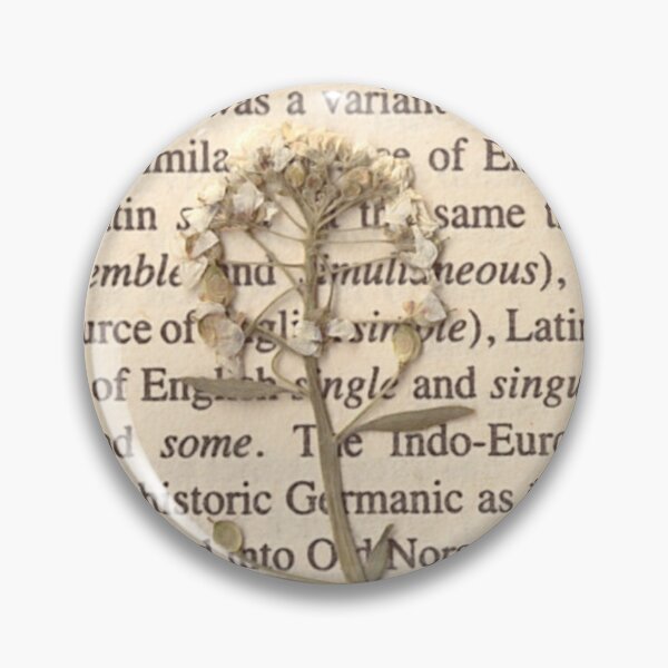 Item preview, Flower on vintage page N designed and sold by Julianum.