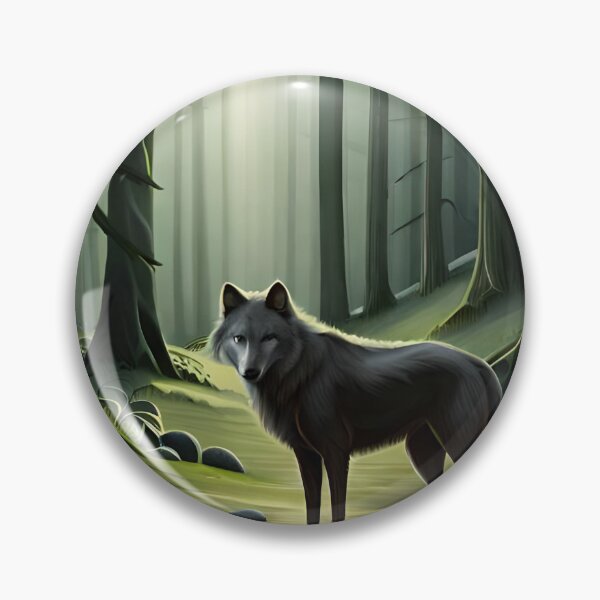 Item preview, ALONE wolf in forest  designed and sold by Francoa76.