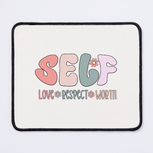 Item preview, Retro Self Love Typography designed and sold by HappyLifeCreate.