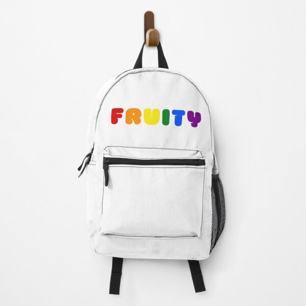 Item preview, FRUITY RAINBOW PRIDE DESIGN | RETRO FRUITY RAINBOW TEXT | FRUITY GAY PRIDE w/ fun bubble letters designed and sold by Festive Feminist.