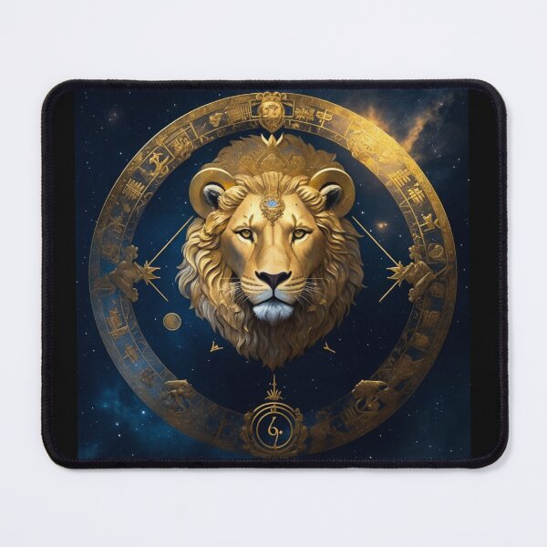 Item preview, Leo Zodiac Sign Art Abstraction designed and sold by ValleyDream.