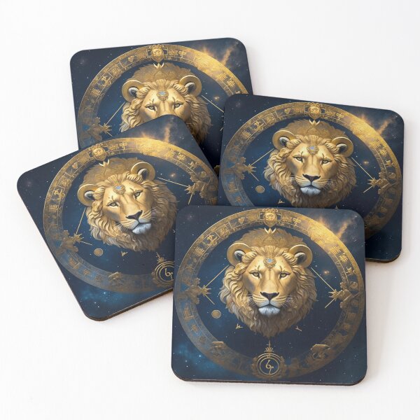 Item preview, Leo Zodiac Sign Art Abstraction designed and sold by ValleyDream.