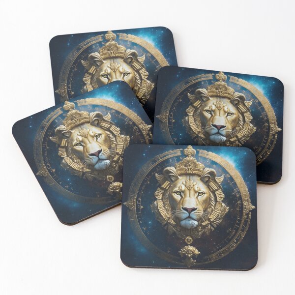 Item preview, Leo Zodiac Sign Art Abstraction designed and sold by ValleyDream.