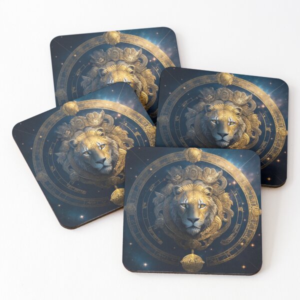 Item preview, Leo Zodiac Sign Art Abstraction designed and sold by ValleyDream.