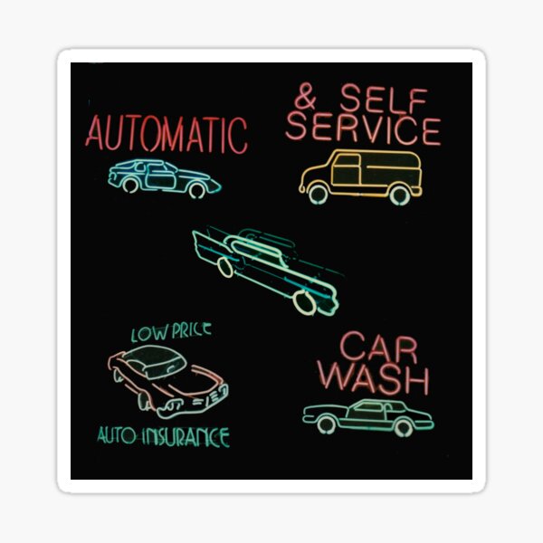 Item preview, Collage Of Classic Neon Cars designed and sold by MikesDigs.