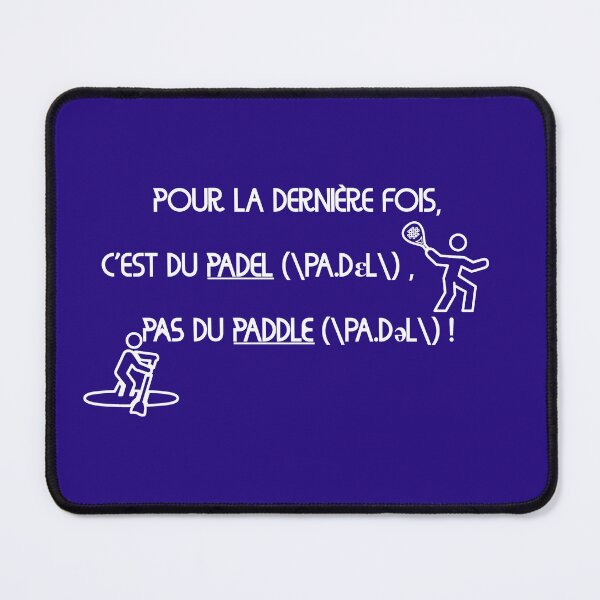 Artikelvorschau, Es ist Padel, nicht Paddle – ideales Geschenk für den Padel-Spieler – T-Shirt, Tasse... entworfen und verkauft von Fanaticos.