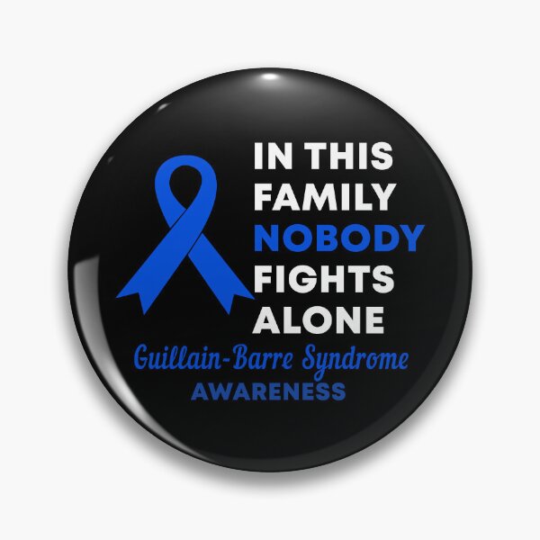 Item preview, In This Family Nobody Fights Alone Guillain-Barre Syndrome Awareness designed and sold by Color-Sparkle.