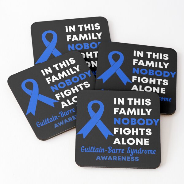 Item preview, In This Family Nobody Fights Alone Guillain-Barre Syndrome Awareness designed and sold by Color-Sparkle.