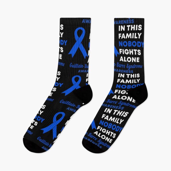 Item preview, In This Family Nobody Fights Alone Guillain-Barre Syndrome Awareness designed and sold by Color-Sparkle.