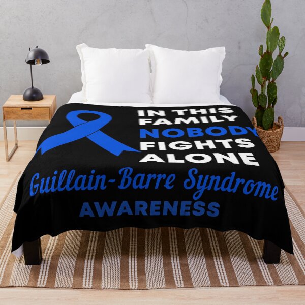 Item preview, In This Family Nobody Fights Alone Guillain-Barre Syndrome Awareness designed and sold by Color-Sparkle.