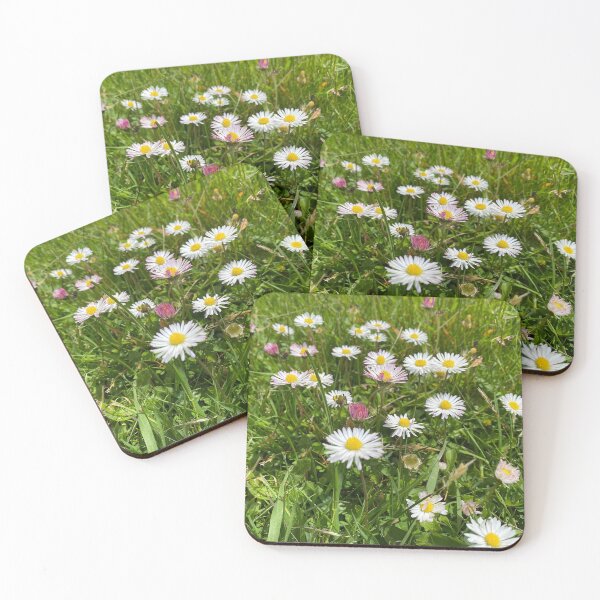 Item preview, White Daisy Flowers in Green Grass designed and sold by Sinemathk.