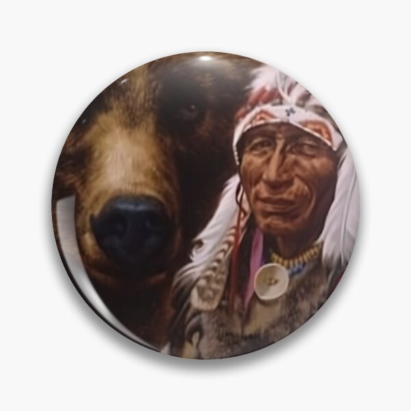 Item preview, Apache Indian with Bear designed and sold by JAFMArt.