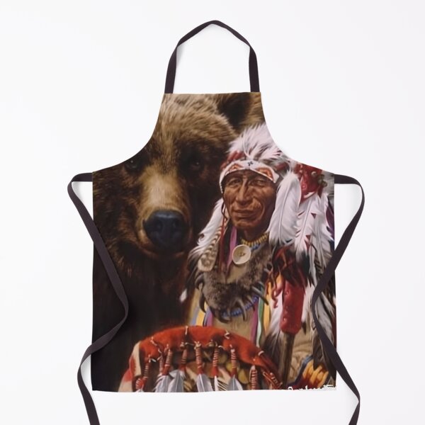 Item preview, Apache Indian with Bear designed and sold by JAFMArt.