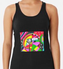 Camiseta de tirantes para mujer DISPAROS EN LA NOCHE ESTRELLADA