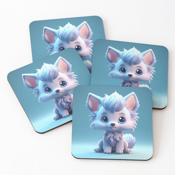 Item preview, Chibi Wolf: Cute and Fluffy designed and sold by SynthPrint.