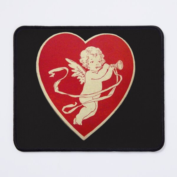 Item preview, red heart coquette cupid valentine designed and sold by laruya.