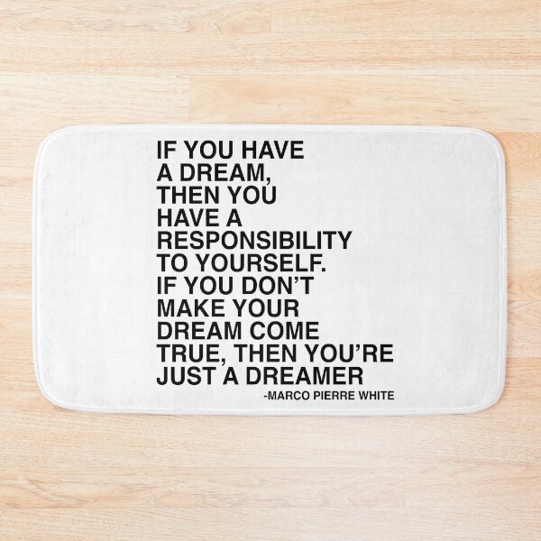 Item preview, If You Have A Dream Chef Marco Pierre White Quote Design designed and sold by AritraSur.