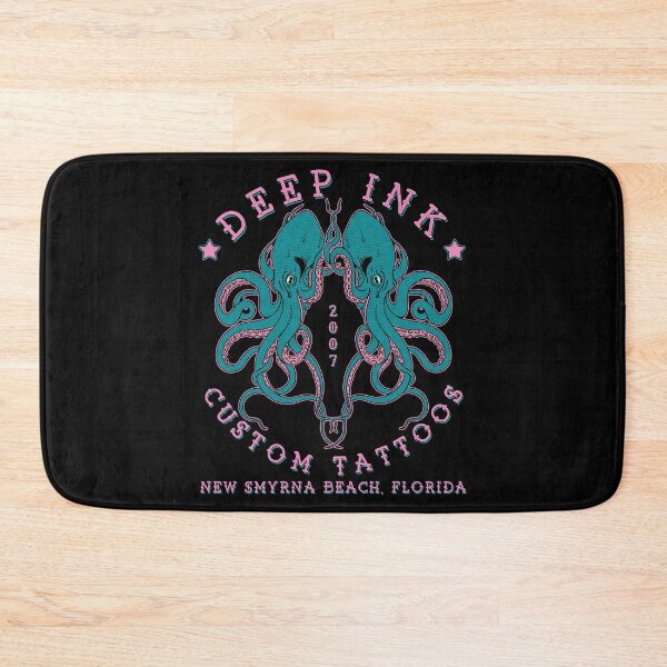 Item preview, Octopus Tattoo Design, "Deep Ink" Tattoo Studio New Smyrna Beach, Florida designed and sold by Proverbial Wisdom Design.