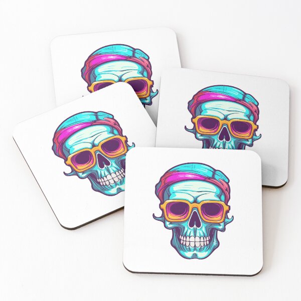 Item preview, Nerd Skull Face Emoji designed and sold by Artwyz.