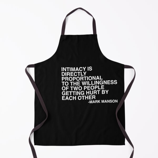 Item preview, Intimacy Is Directly Proportional To The Willingness Mark Manson Quote designed and sold by AritraSur.
