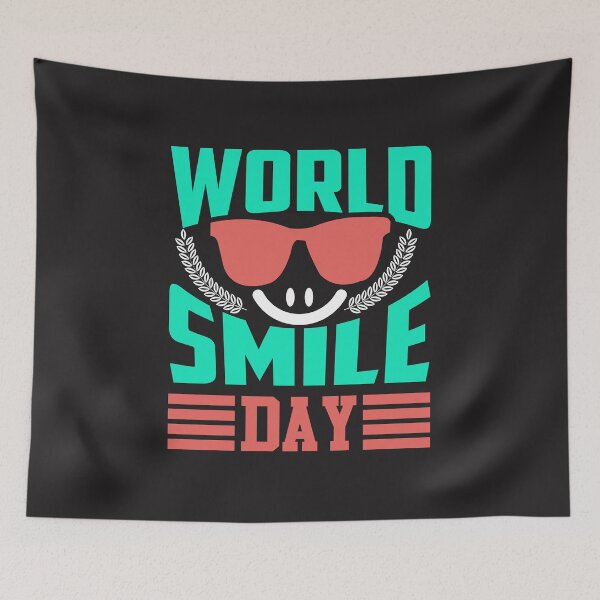Item preview, World Smile Day  designed and sold by CanvasLane.